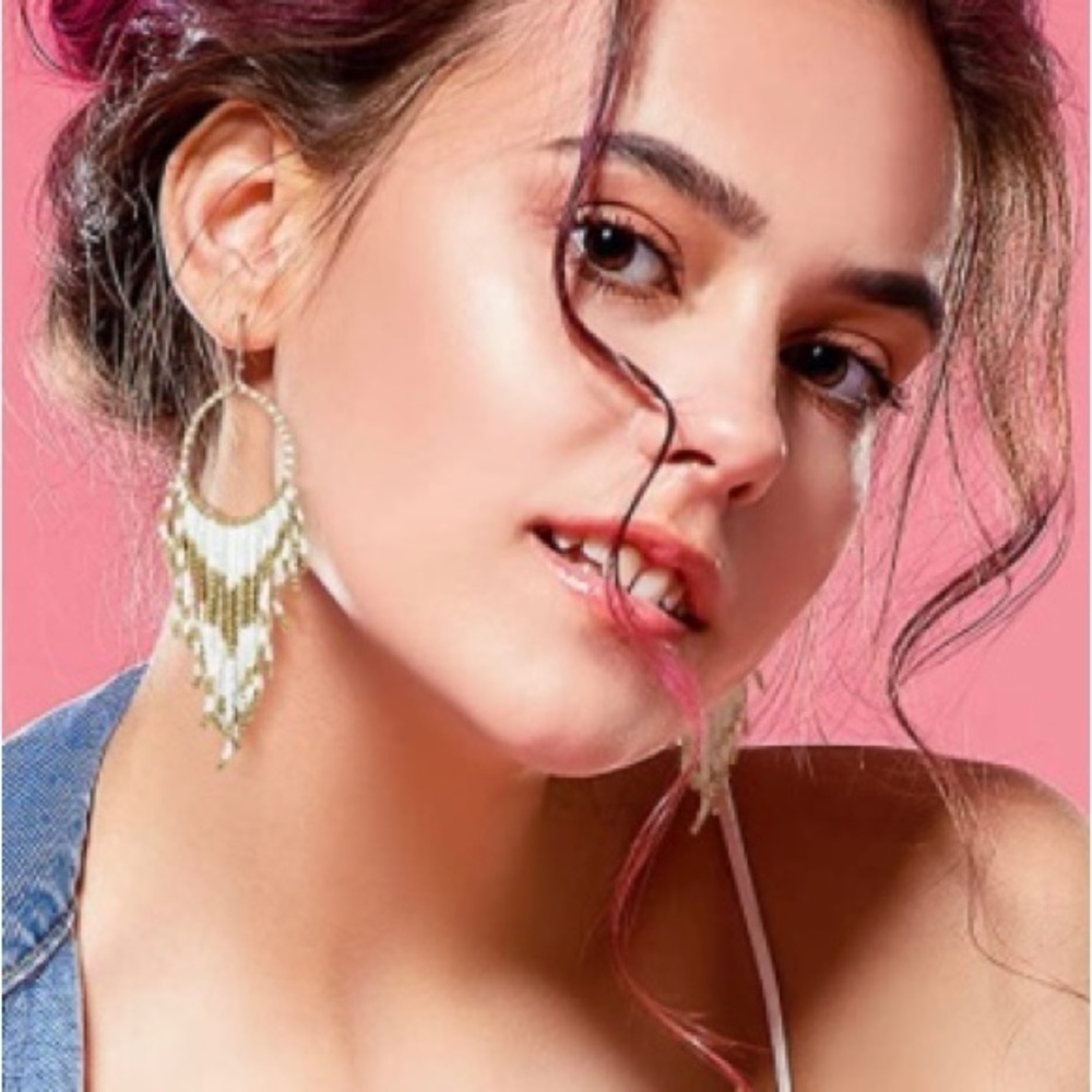 Beaded Tassel earrings